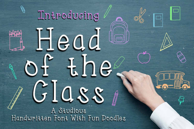 Back to School Font Design Shark