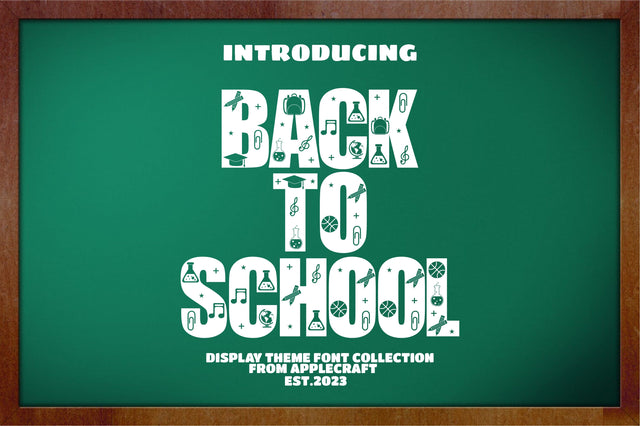 Back to School Font Fauz 