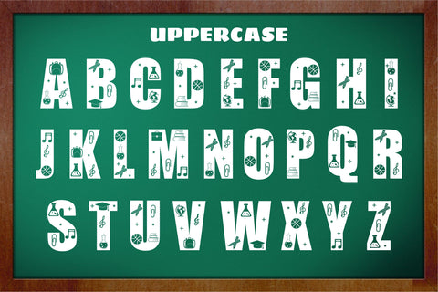 Back to School Font Fauz 