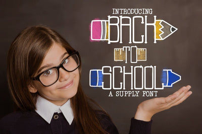Back to School Font Kitaleigh 