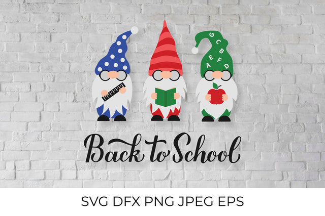Back to School gnomes SVG. Gnome student SVG LaBelezoka 