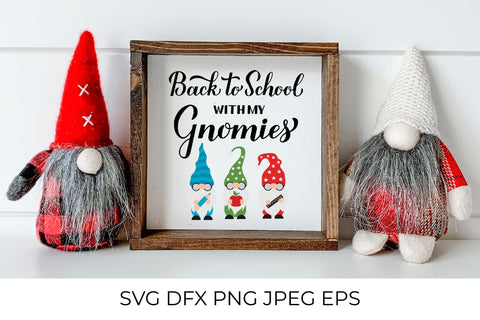 Back to School gnomies. Gnomes students SVG SVG LaBelezoka 