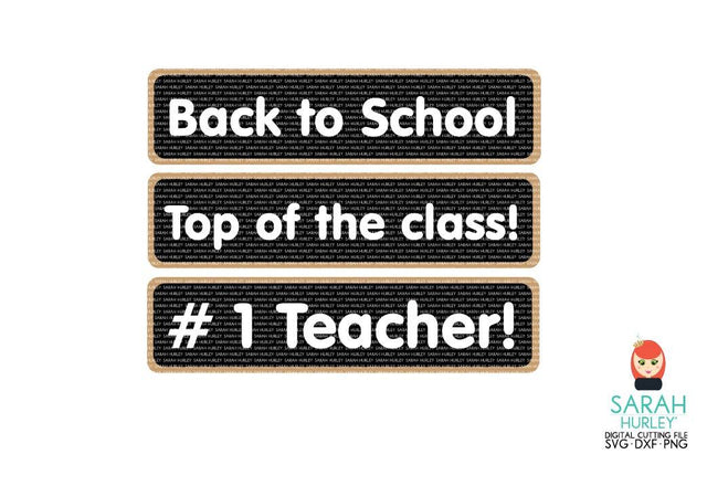 Back To School Greetings SVG Sarah Hurley 