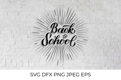 Back to school hand lettering SVG SVG LaBelezoka 