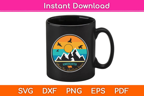 Back To School Kindergarten Where The Adventure Svg Cutting File SVG Helal 