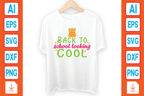 Back to School Looking Cool SVG Craftlabsvg24 