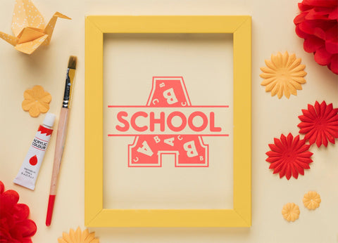 Back to School Monogram Font Font ampersand 