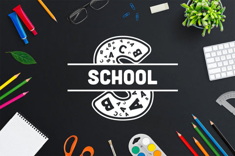 Back to School Monogram Font Font ampersand 