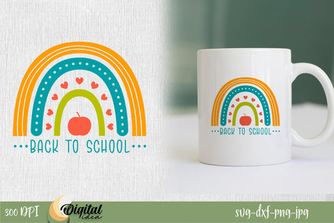 Back to school | Pencil-box&Mug | Bright school design SVG Evgenyia Guschina 