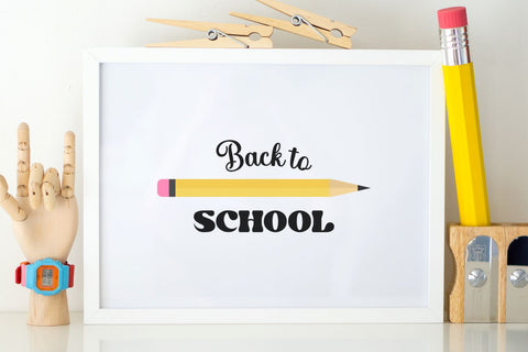 Back To School - Pencil SVG Sublimatiz Designs 