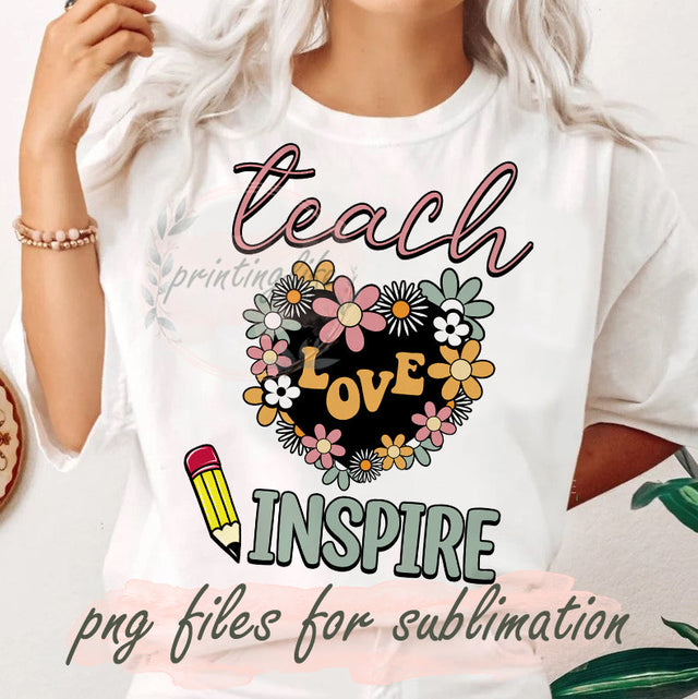 Back to School png, Retro Teacher png for Shirts, Teacher Gift, Hello First Day, Sublimation for Teacher shirts Download Sublimation PrintingLife 