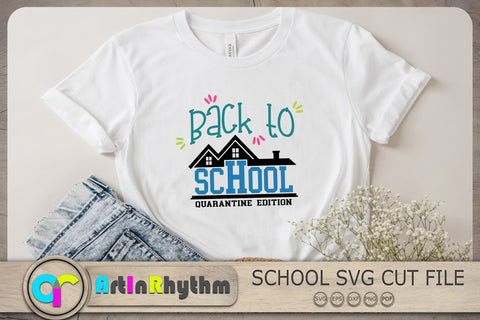 Back To School Quarantine Edition Svg, Quarantine Svg, School Svg, Virtual School Svg SVG Artinrhythm shop 