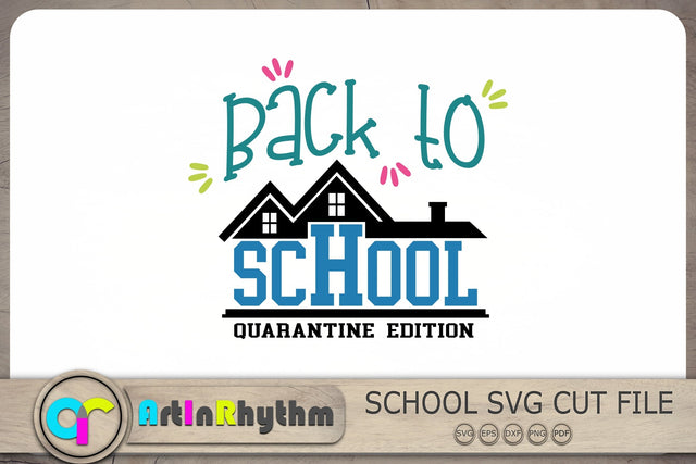 Back To School Quarantine Edition Svg, Quarantine Svg, School Svg, Virtual School Svg SVG Artinrhythm shop 