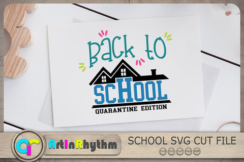 Back To School Quarantine Edition Svg, Quarantine Svg, School Svg, Virtual School Svg SVG Artinrhythm shop 