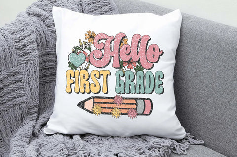 Back to School Retro Floral Bundle Sublimation Jagonath Roy 