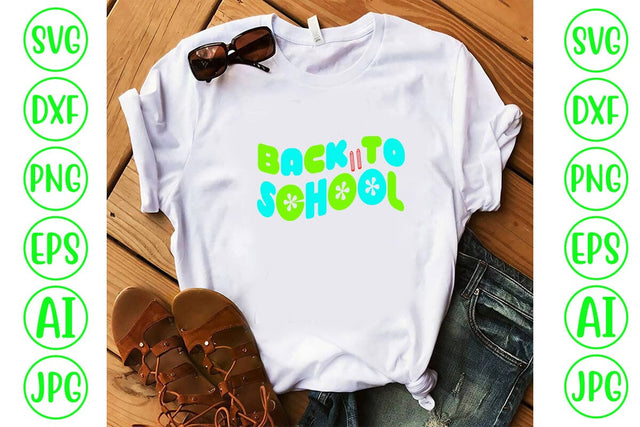 Back to School Retro SVG SVG Syaman 