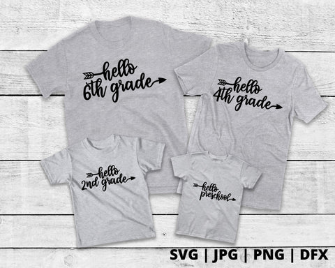 Back to school | School grades bundle SVG Good Morning Chaos 