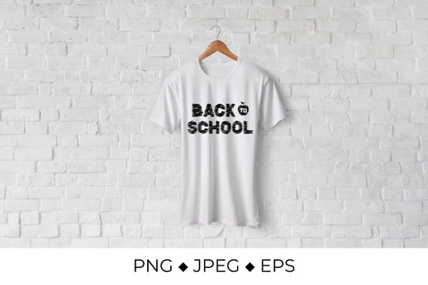Back to school squiggle lettering Sublimation LaBelezoka 