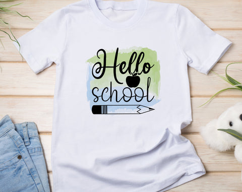 Back To School Sublimation Designs Bundle, 6 Back To School PNG Files, Welcome Back To School PNG, Game Over Back To School PNG, Hello School PNG Sublimation HappyDesignStudio 