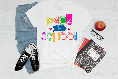 Back to School Sublimation I First Day School Shirt PNG - So Fontsy