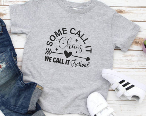 Back To School SVG Bundle, 6 Designs, Hello School SVG, Some Call It Chaos We Call It School SVG, Welcome Back To School SVG SVG HappyDesignStudio 