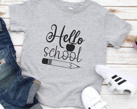 Back To School SVG Bundle, 6 Designs, Hello School SVG, Some Call It Chaos We Call It School SVG, Welcome Back To School SVG SVG HappyDesignStudio 