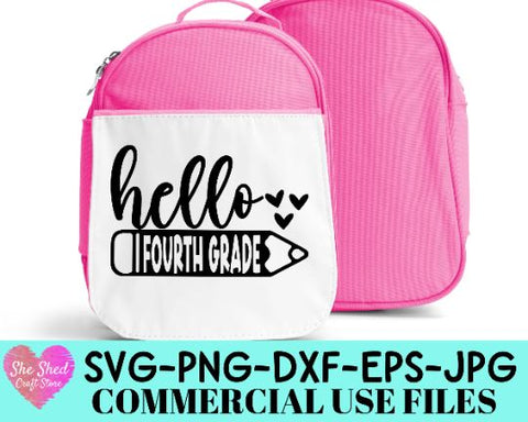 Back To School SVG Bundle - 8 Designs, Back To School Cut Files SVG She Shed Craft Store 
