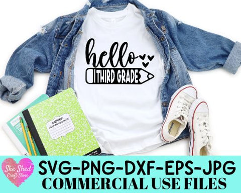 Back To School SVG Bundle - 8 Designs, Back To School Cut Files SVG She Shed Craft Store 