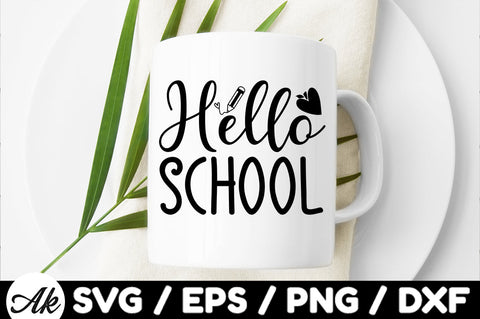 Back to school SVG Bundle Cut File SVG akazaddesign 