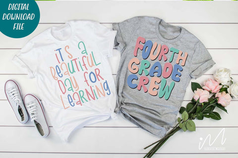 Back to school svg bundle, Kinder crew svg, it's a good day to read a book svg, kindergarten crew svg, gift for teacher t shirt, Teacher appreciation svg SVG Isabella Machell 