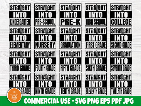 Back to School SVG Bundle, Kindergarten Svg, Pre k SVG TonisArtStudio 