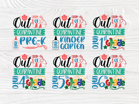 Back to School SVG Bundle, Quarantine Svg, Pre k SVG TonisArtStudio 