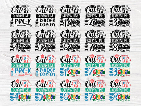 Back to School SVG Bundle, Quarantine Svg, Pre k SVG TonisArtStudio 