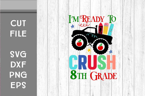 Back to School SVG Bundle, Ready To Crush SVG Bundle,1st Grade SVG Svgcraft 