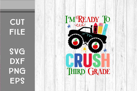 Back to School SVG Bundle, Ready To Crush SVG Bundle,1st Grade SVG Svgcraft 