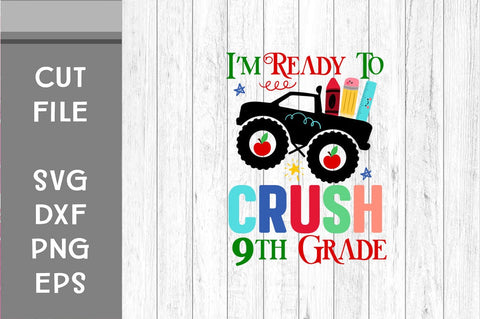 Back to School SVG Bundle, Ready To Crush SVG Bundle,1st Grade SVG Svgcraft 