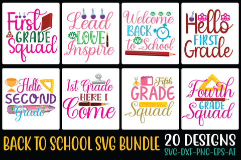 back to school svg bundle SVG Cut File SVGs, Quotes and Sayings, Food & Drink, Holiday,On Sale, SVG Studio Innate 