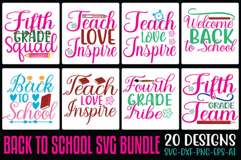 back to school svg bundle SVG Cut File SVGs, Quotes and Sayings, Food & Drink, Holiday,On Sale, SVG Studio Innate 