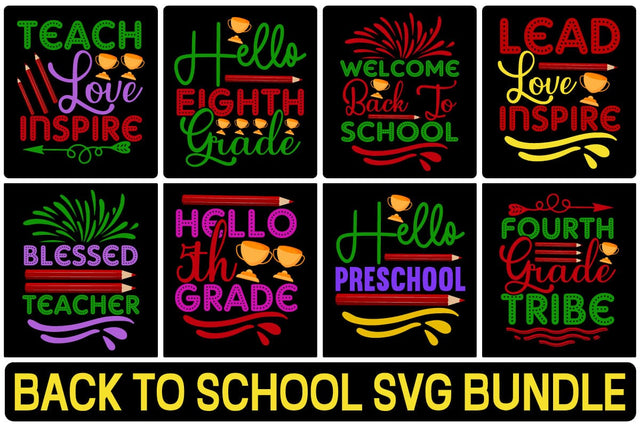 Back To School Svg Bundle SVG designmaster24 