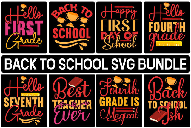 Back To School Svg Bundle SVG designmaster24 