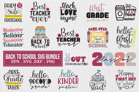 Back to School Svg Bundle SVG md faruk hossain 