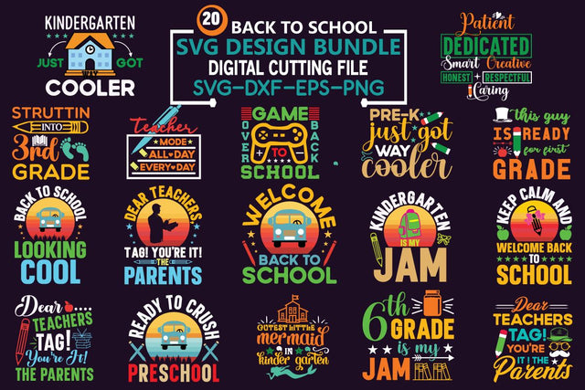 Back To School SVG Bundle SVG md faruk hossain 