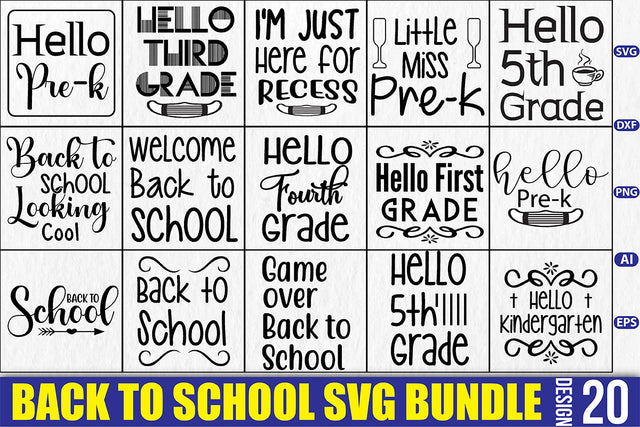 Back TO School SVG Bundle SVG orpitasn 