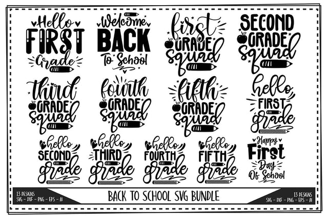Back to School SVG Bundle SVG shah alam 