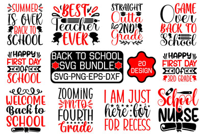Back to School SVG Bundle SVG Shahin alam 