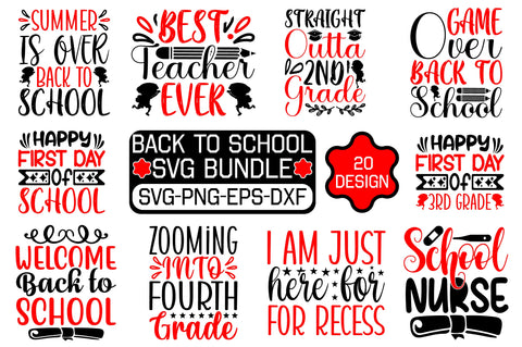 Back to School SVG Bundle SVG Shahin alam 