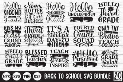 Back To School SVG Bundle SVG Shahin alam 