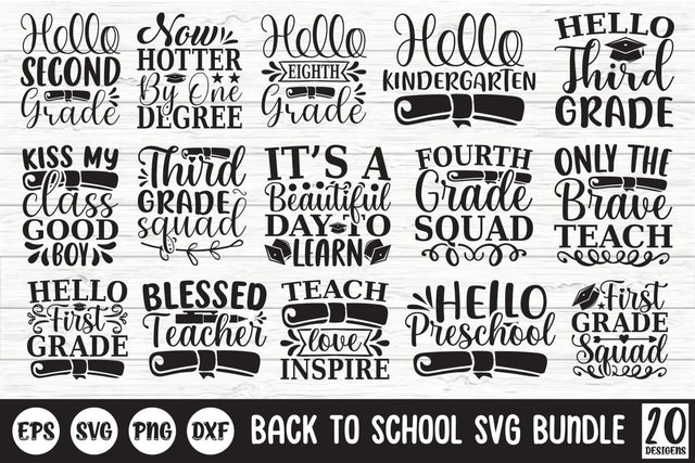Back To School SVG Bundle SVG Shahin alam 