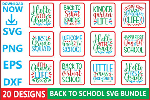Back To School SVG Bundle SVG Shahin alam 