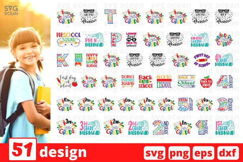Back to School SVG Bundle SVG SvgOcean 